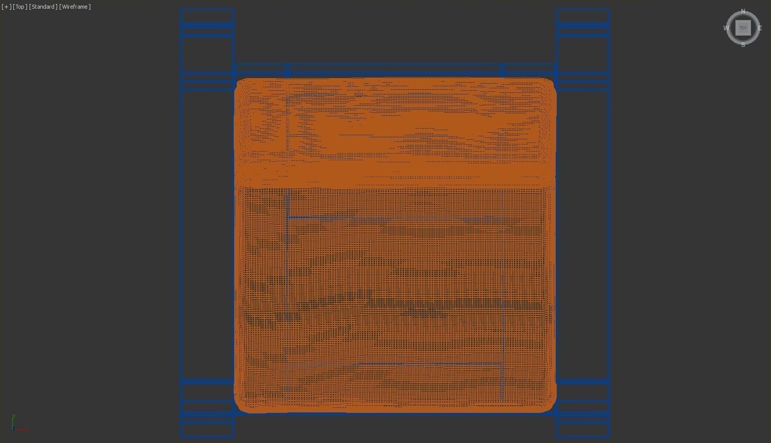 Olema Teak Lounge Chair - 3ds Max 3D model_39