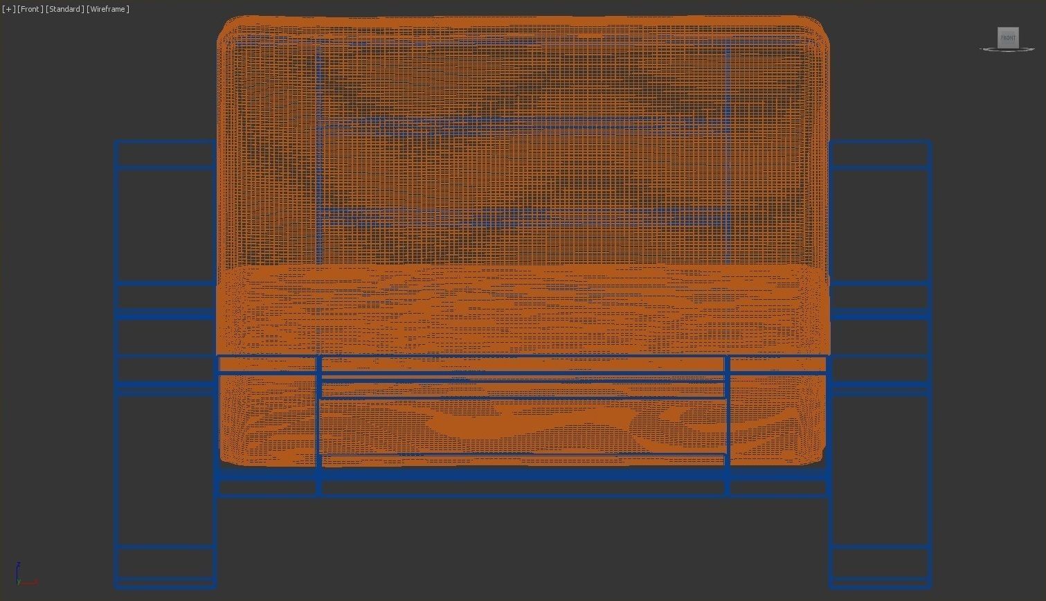 Olema Teak Lounge Chair - 3ds Max 3D model_38