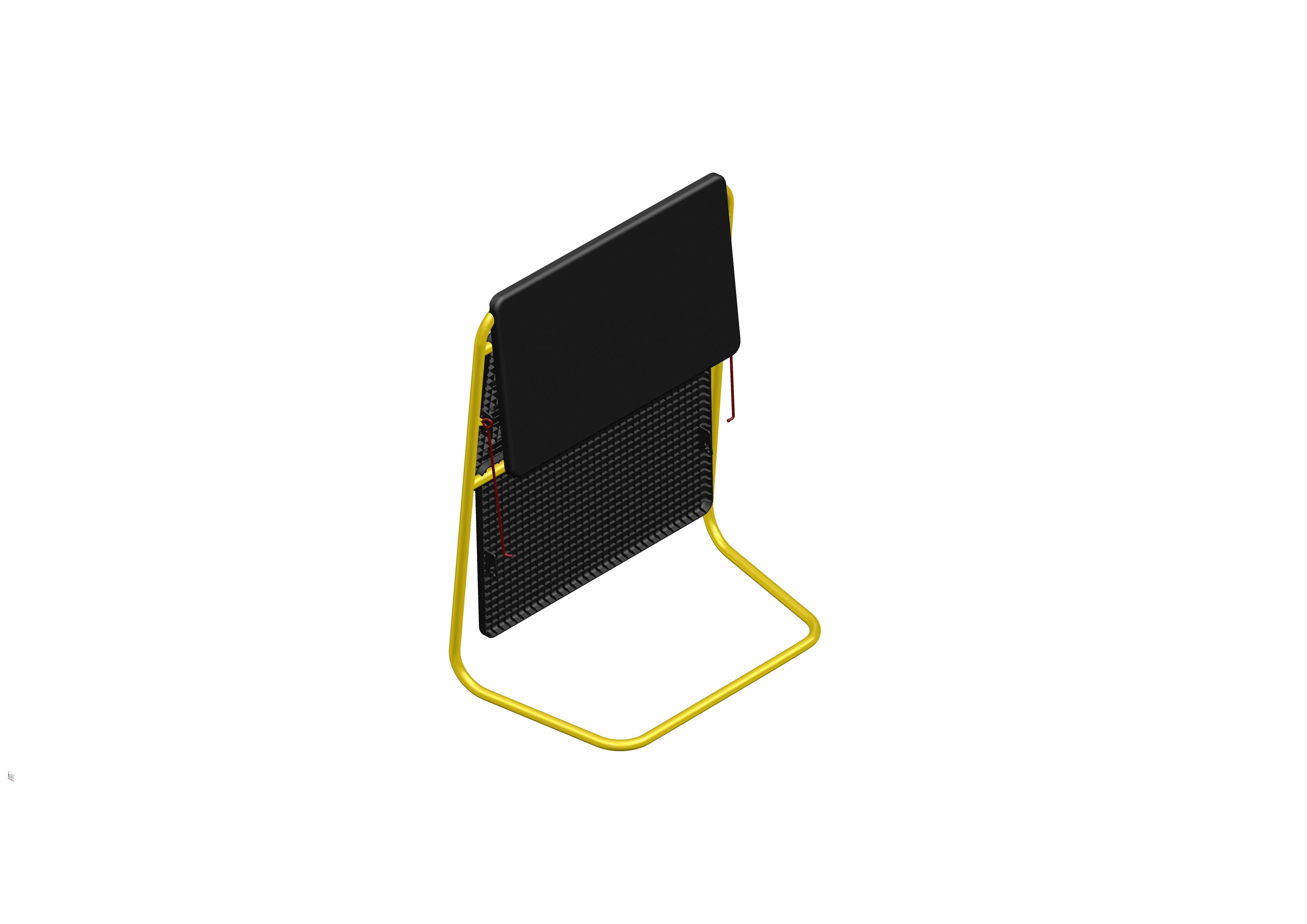 Fold able and collapsible table 3D model_10