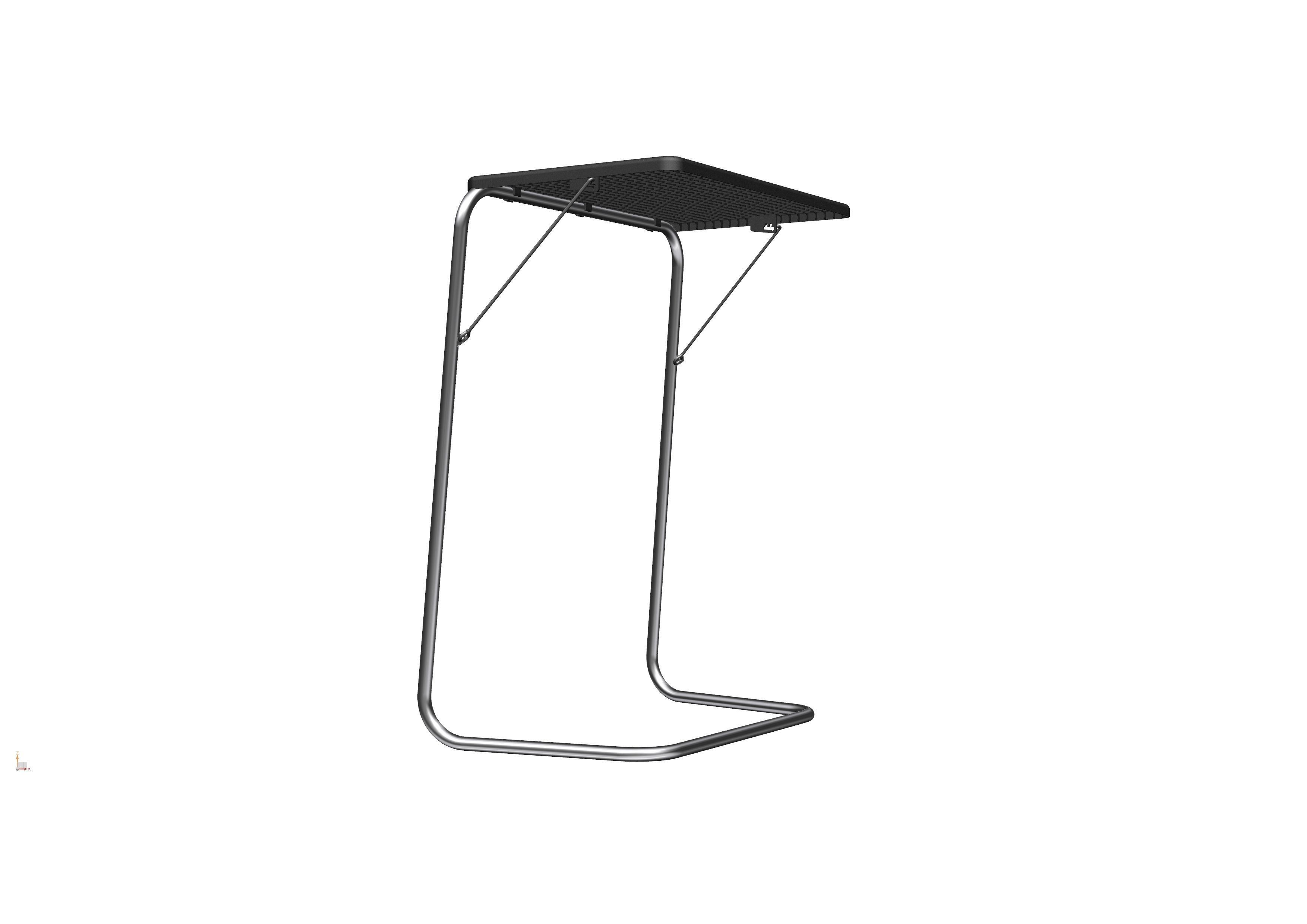 Fold able and collapsible table 3D model_2