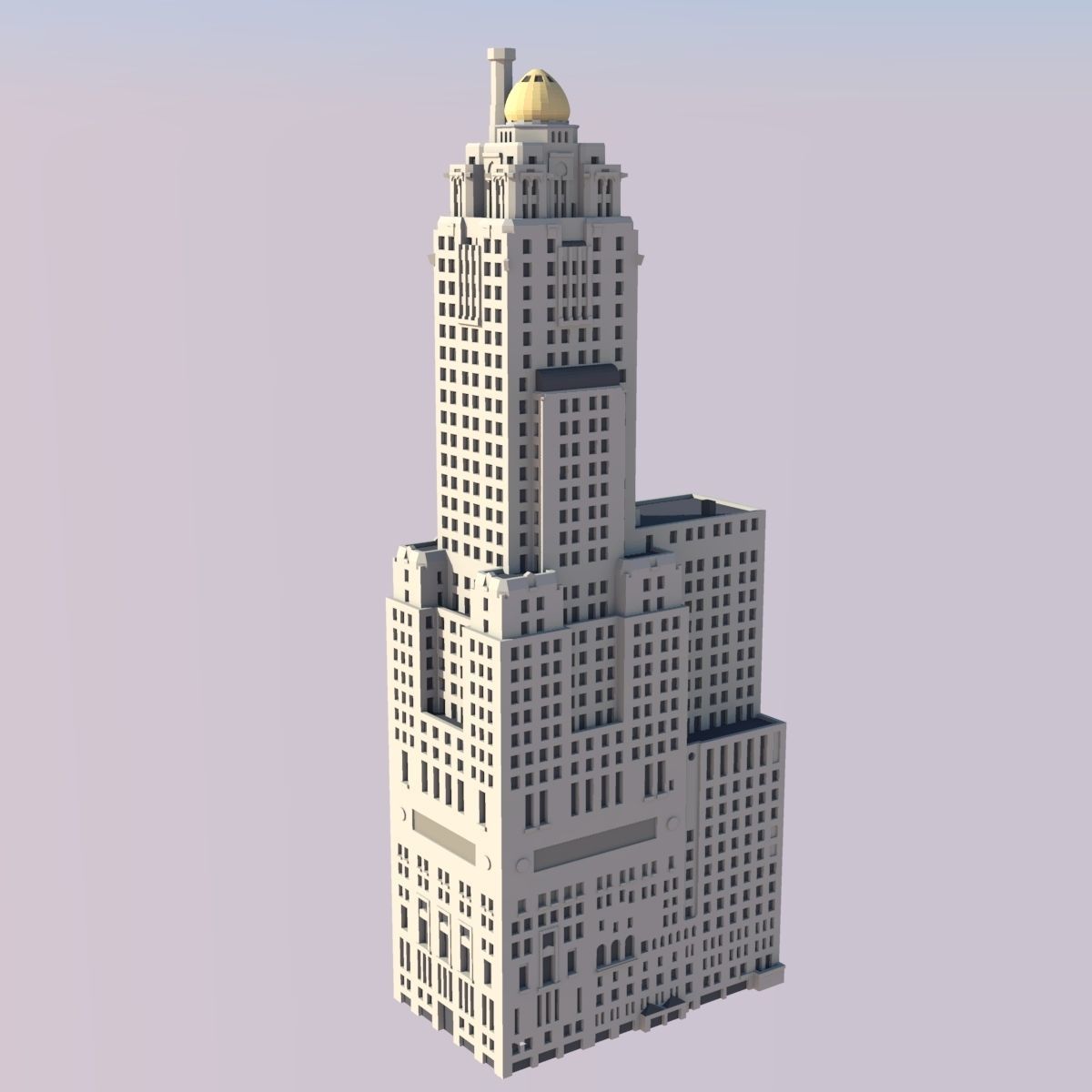 InterContinental Chicago 3D print model_1