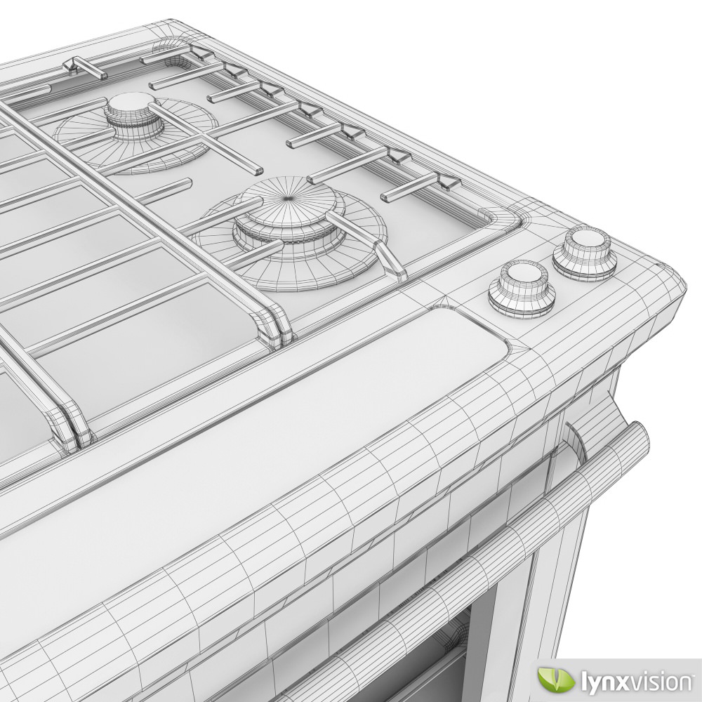 Electrolux Range Cooker 3D model_6