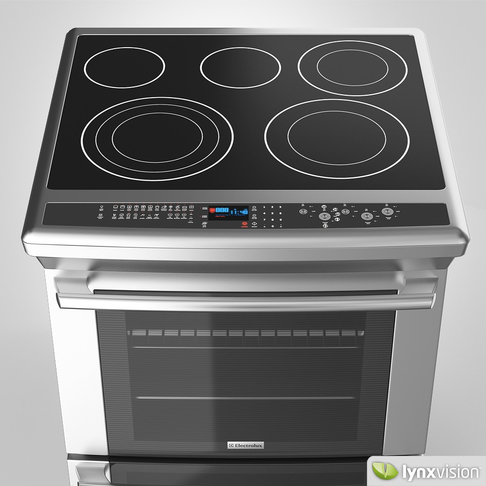 Electrolux Range Cooker 3D model_2