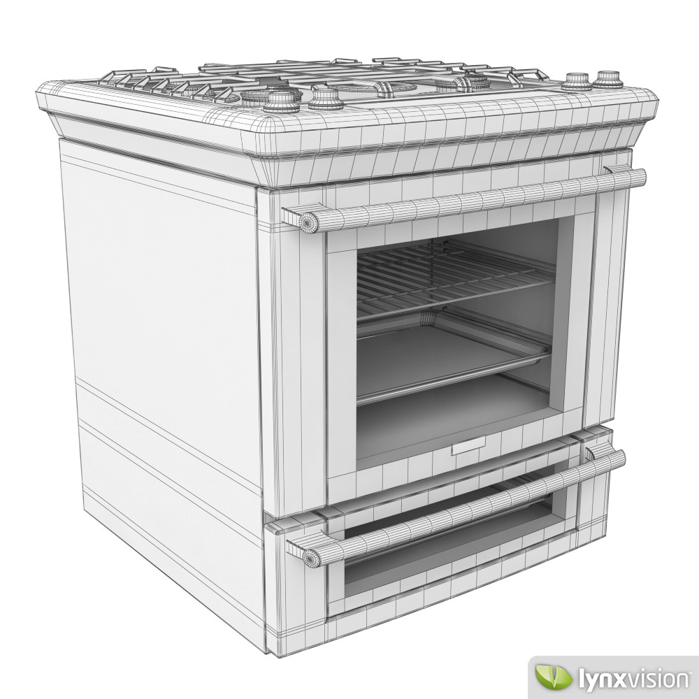 Electrolux Range Cooker 3D model_5