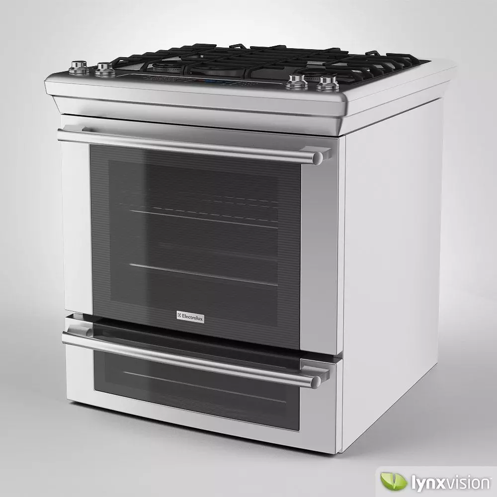 Electrolux Range Cooker 3D model_0