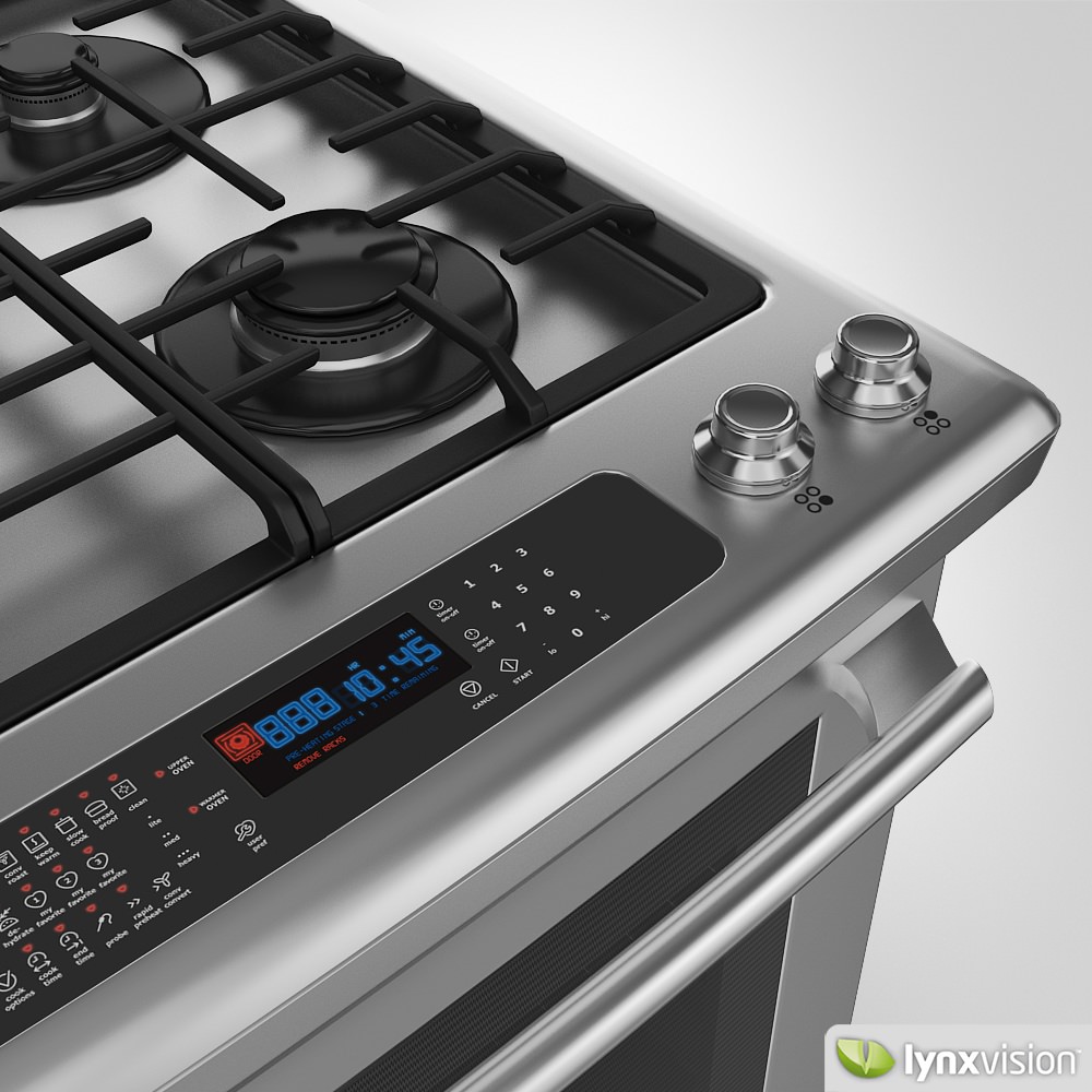 Electrolux Range Cooker 3D model_3