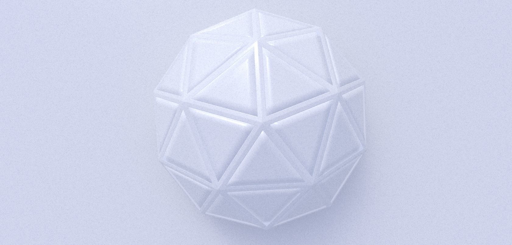 Geodesic dome structure with frame and glass panels 3D model_17