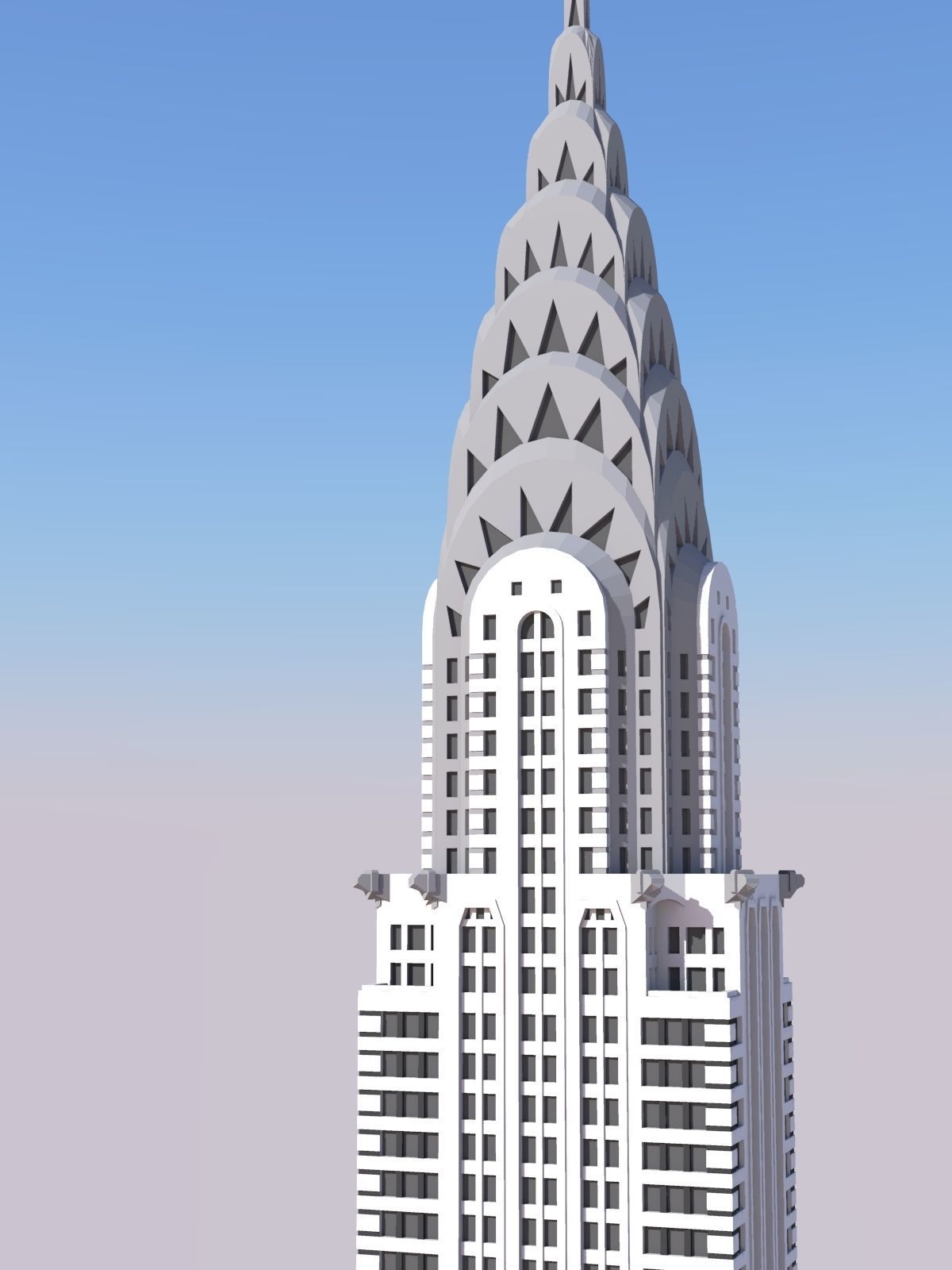 Chrysler Building 3D print model_3