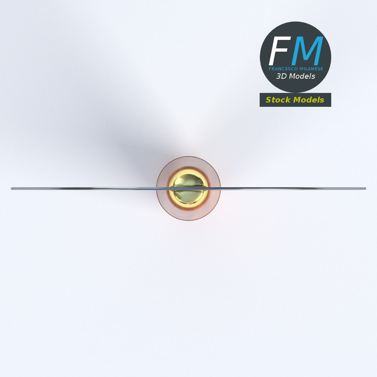 Half Moon knife 3D model_6