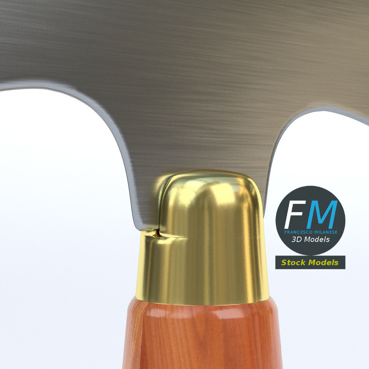 Half Moon knife 3D model_4