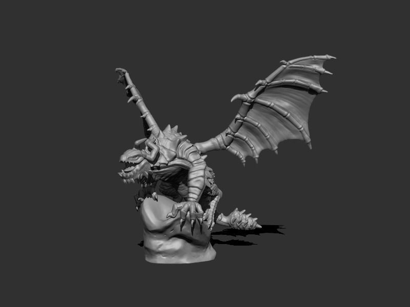 Elemental Dragon for Printing 3D print model_1