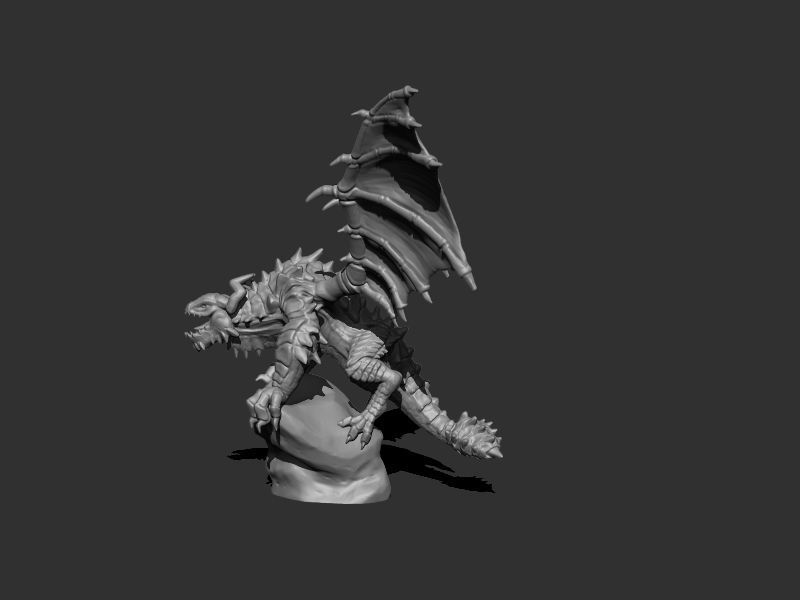 Elemental Dragon for Printing 3D print model_3