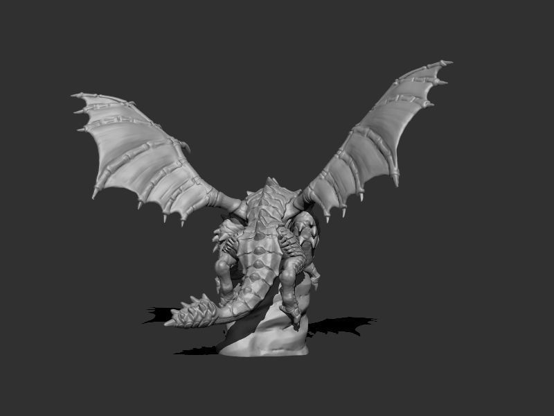 Elemental Dragon for Printing 3D print model_5
