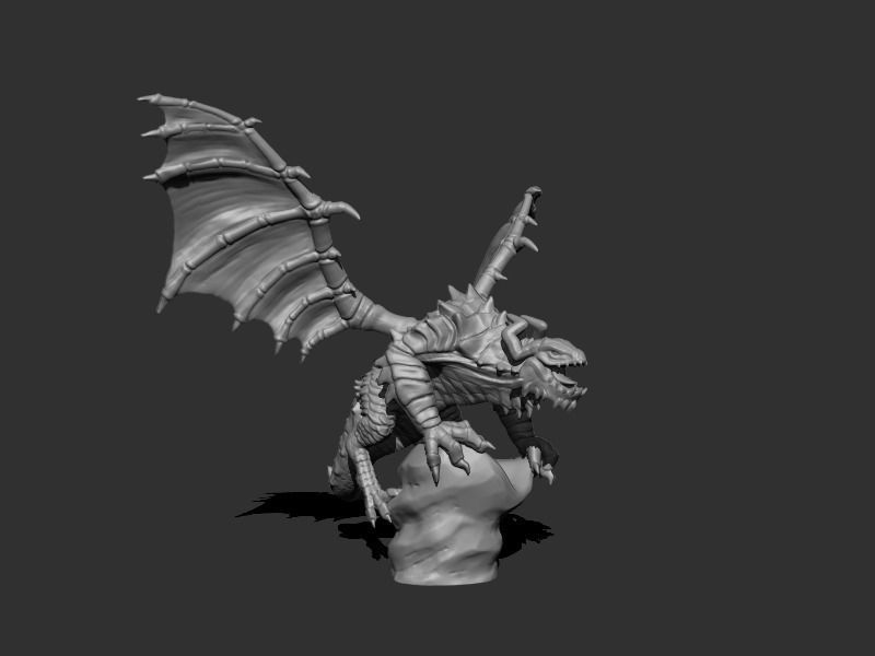 Elemental Dragon for Printing 3D print model_2