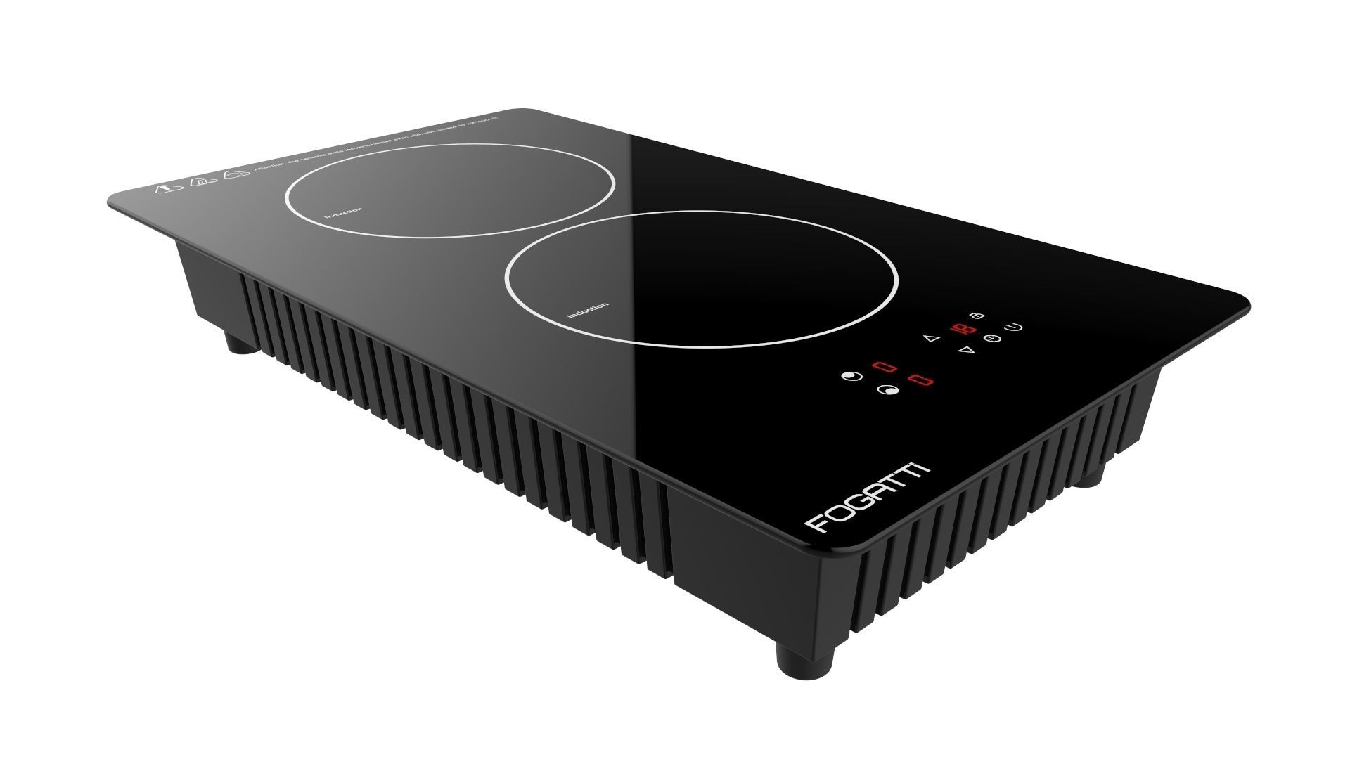Fogatti Cooktop 2 Burners 200 Induction 3D model_2