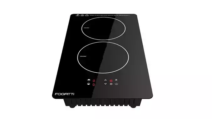 Fogatti Cooktop 2 Burners 200 Induction 3D model