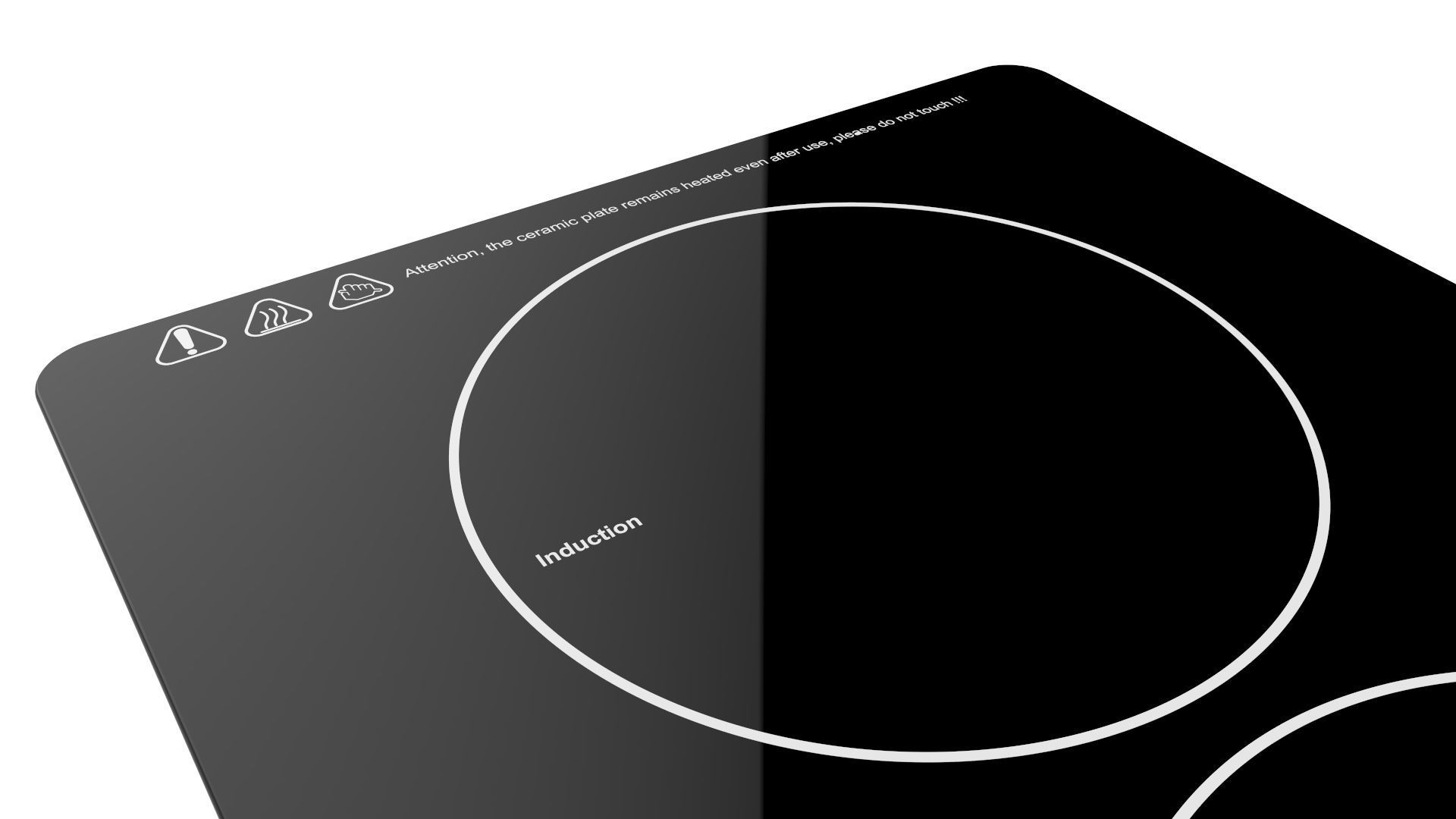 Fogatti Cooktop 2 Burners 200 Induction 3D model_11
