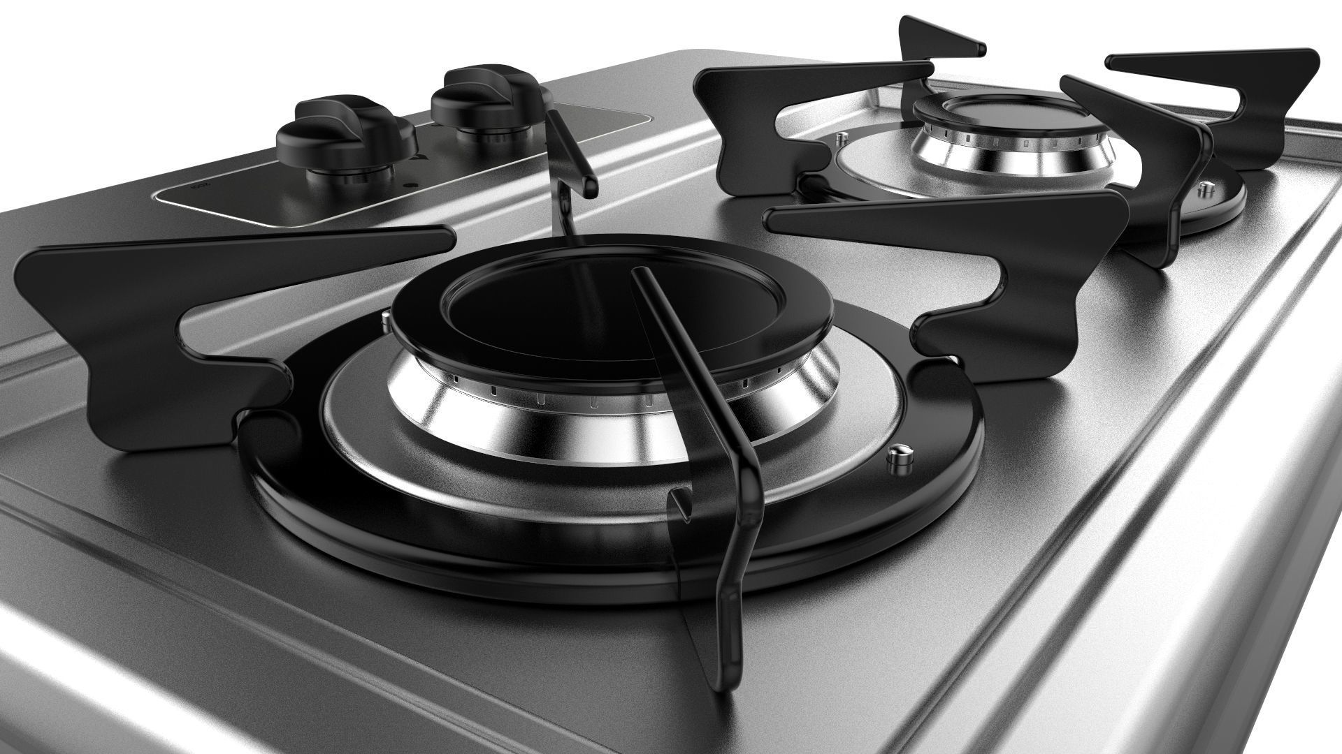 Fogatti Cooktop 2 Burners 200i 3D model_12