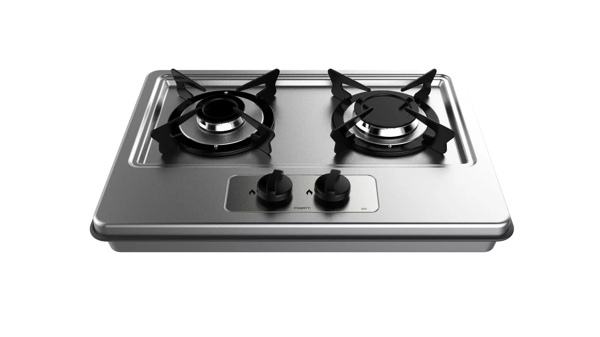 Fogatti Cooktop 2 Burners 200i 3D model_0