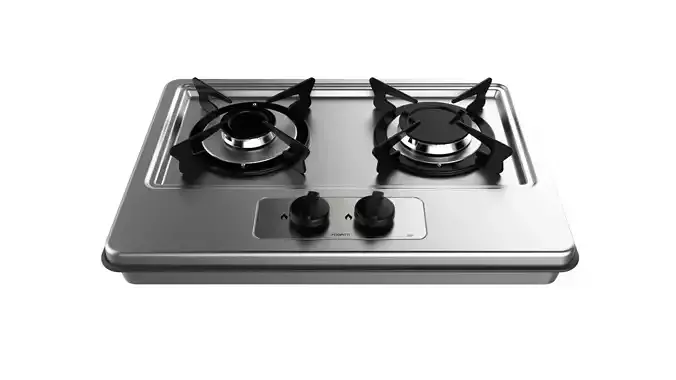 Fogatti Cooktop 2 Burners 200i 3D model