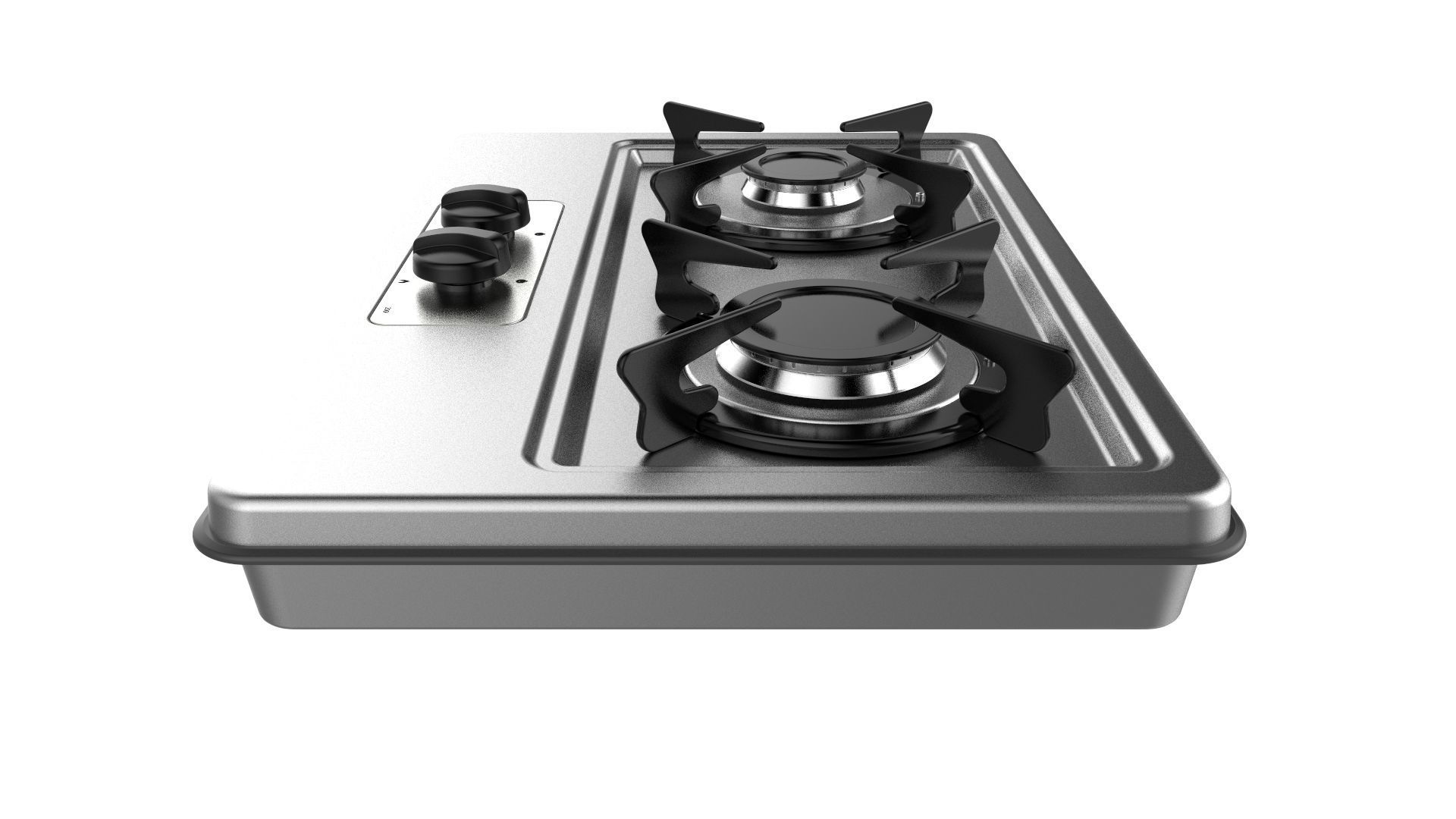 Fogatti Cooktop 2 Burners 200i 3D model_7
