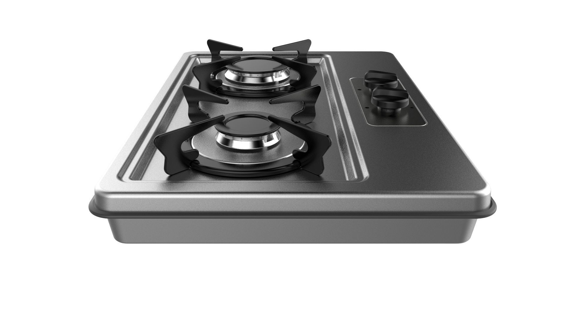 Fogatti Cooktop 2 Burners 200i 3D model_3