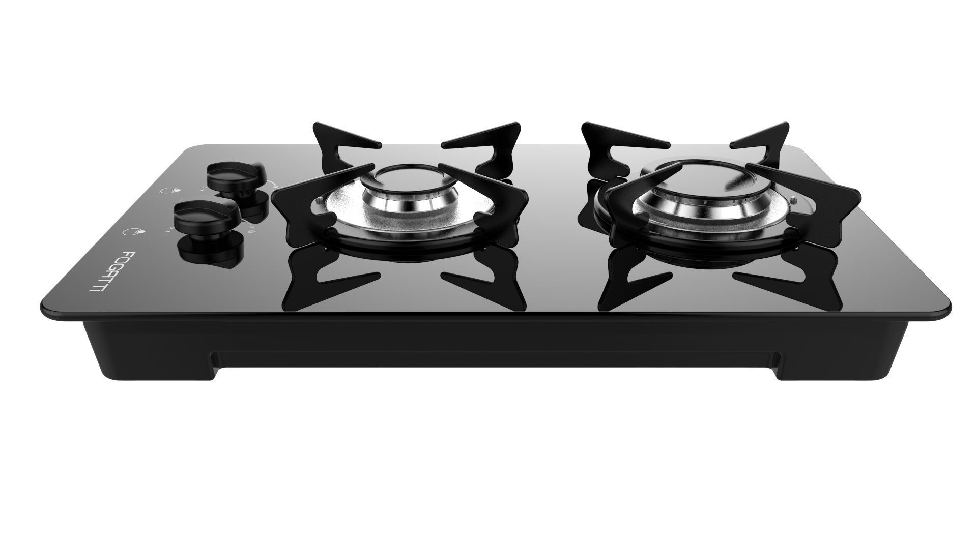 Fogatti Cooktop 2 Burners V200 3D model_7