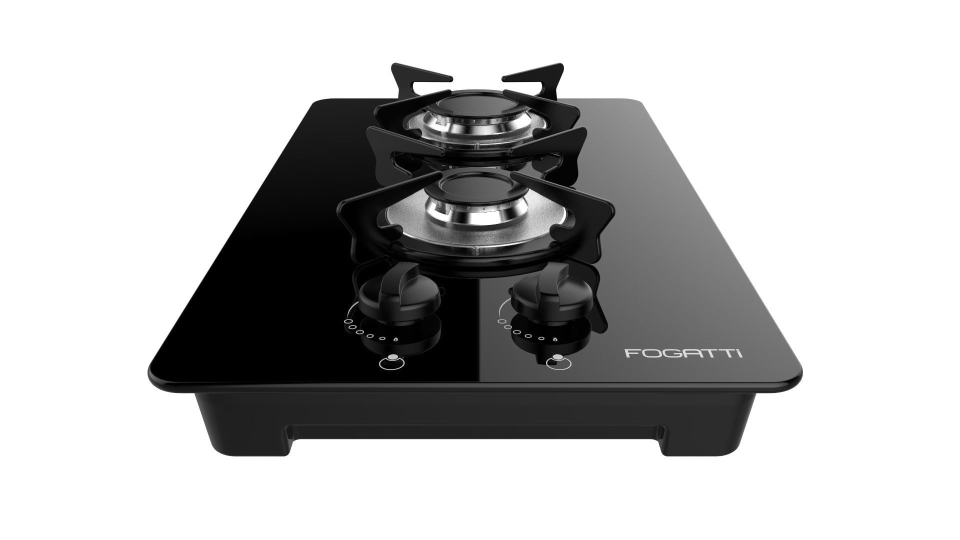 Fogatti Cooktop 2 Burners V200 3D model_1