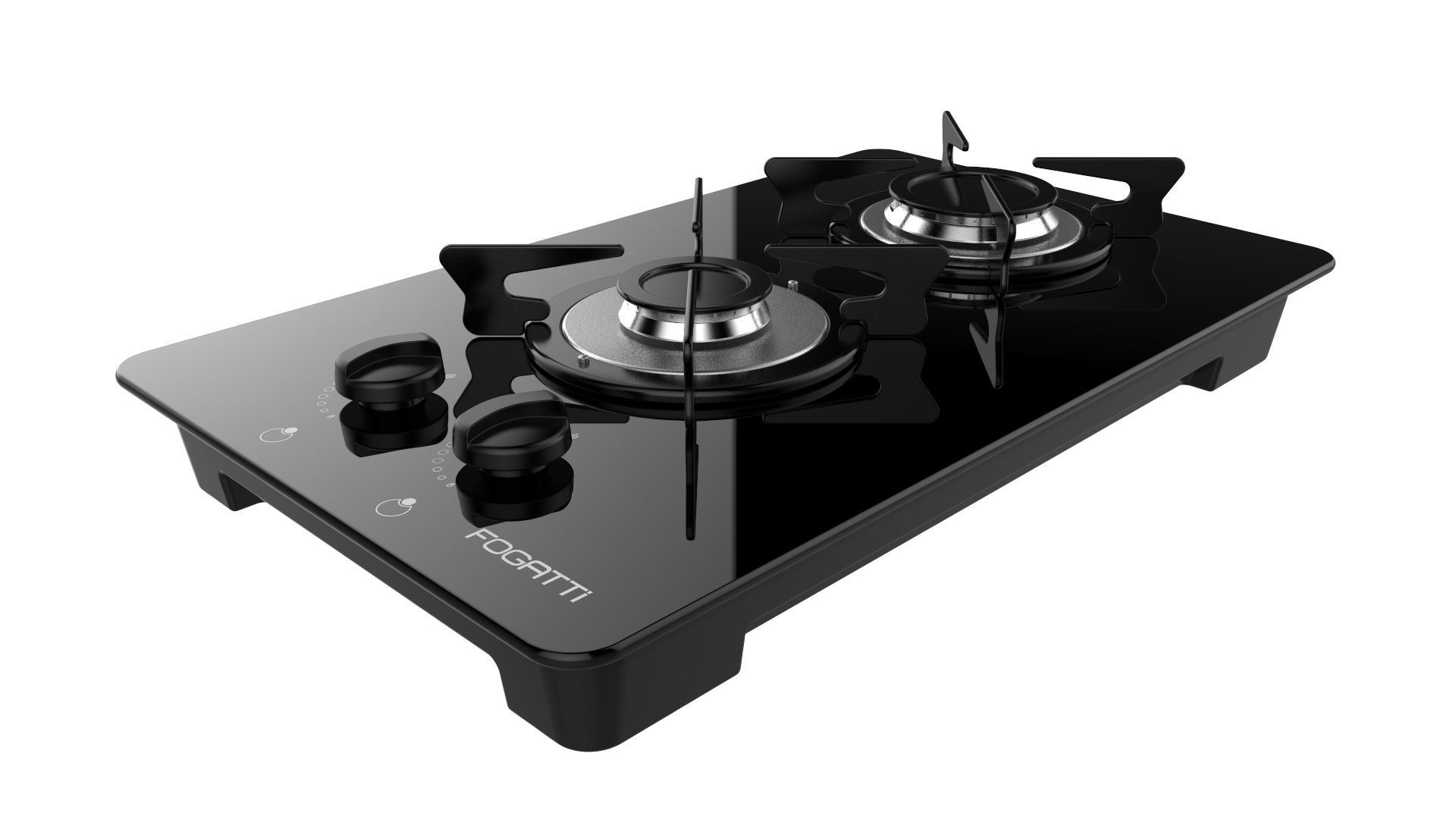 Fogatti Cooktop 2 Burners V200 3D model_8