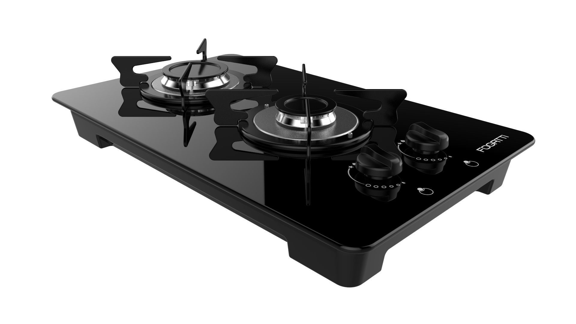 Fogatti Cooktop 2 Burners V200 3D model_2