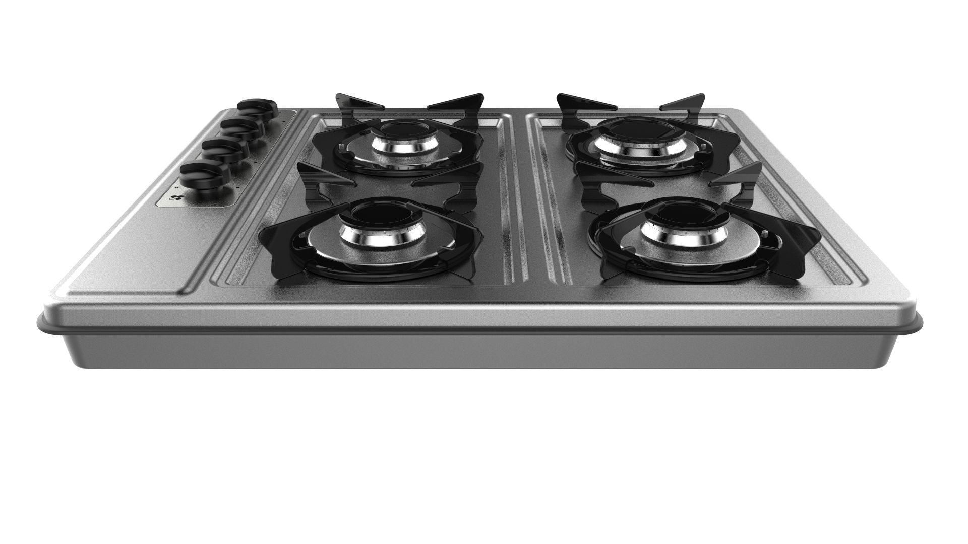 Fogatti Cooktop 4 Burners 400i 3D model_5