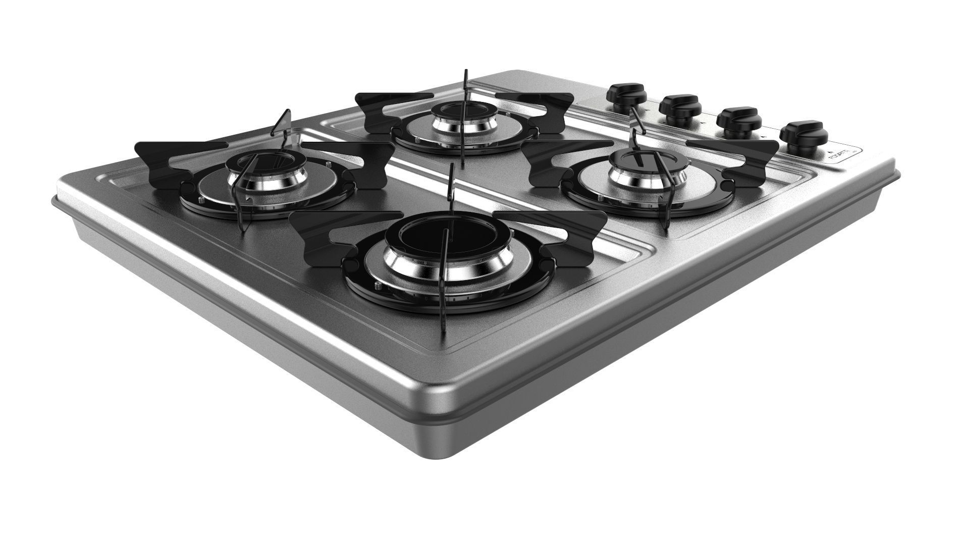 Fogatti Cooktop 4 Burners 400i 3D model_2