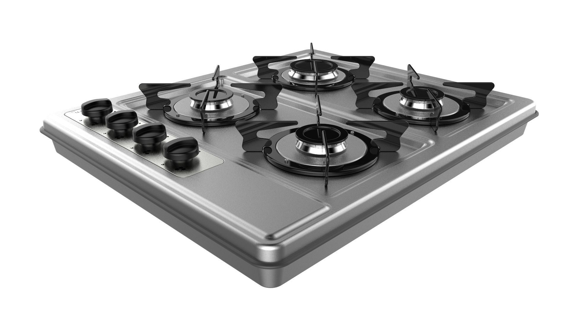 Fogatti Cooktop 4 Burners 400i 3D model_6
