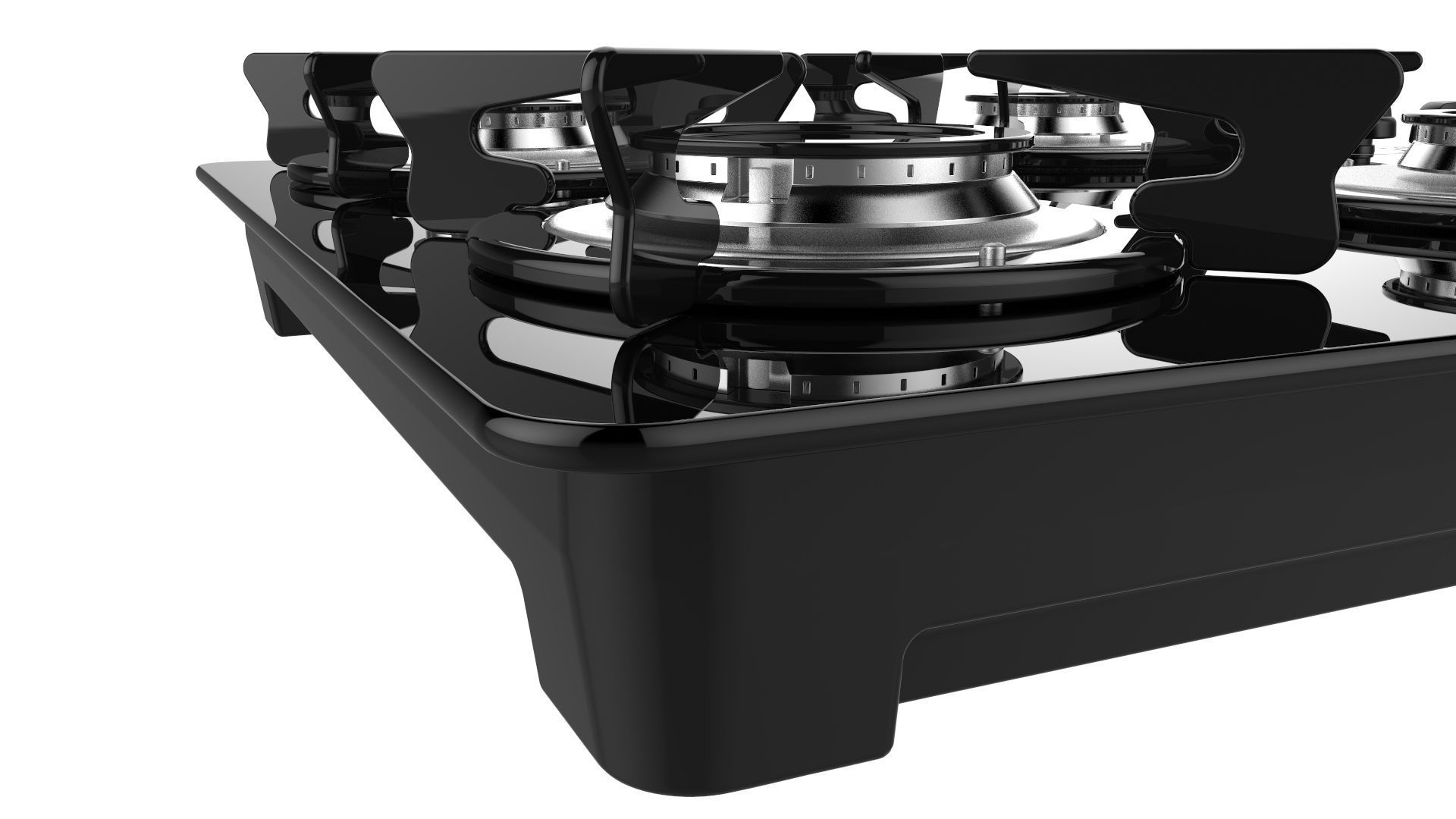 Fogatti Cooktop 4 Burners V400 3D model_9