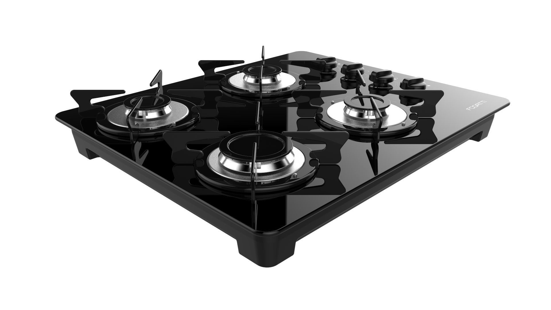 Fogatti Cooktop 4 Burners V400 3D model_2