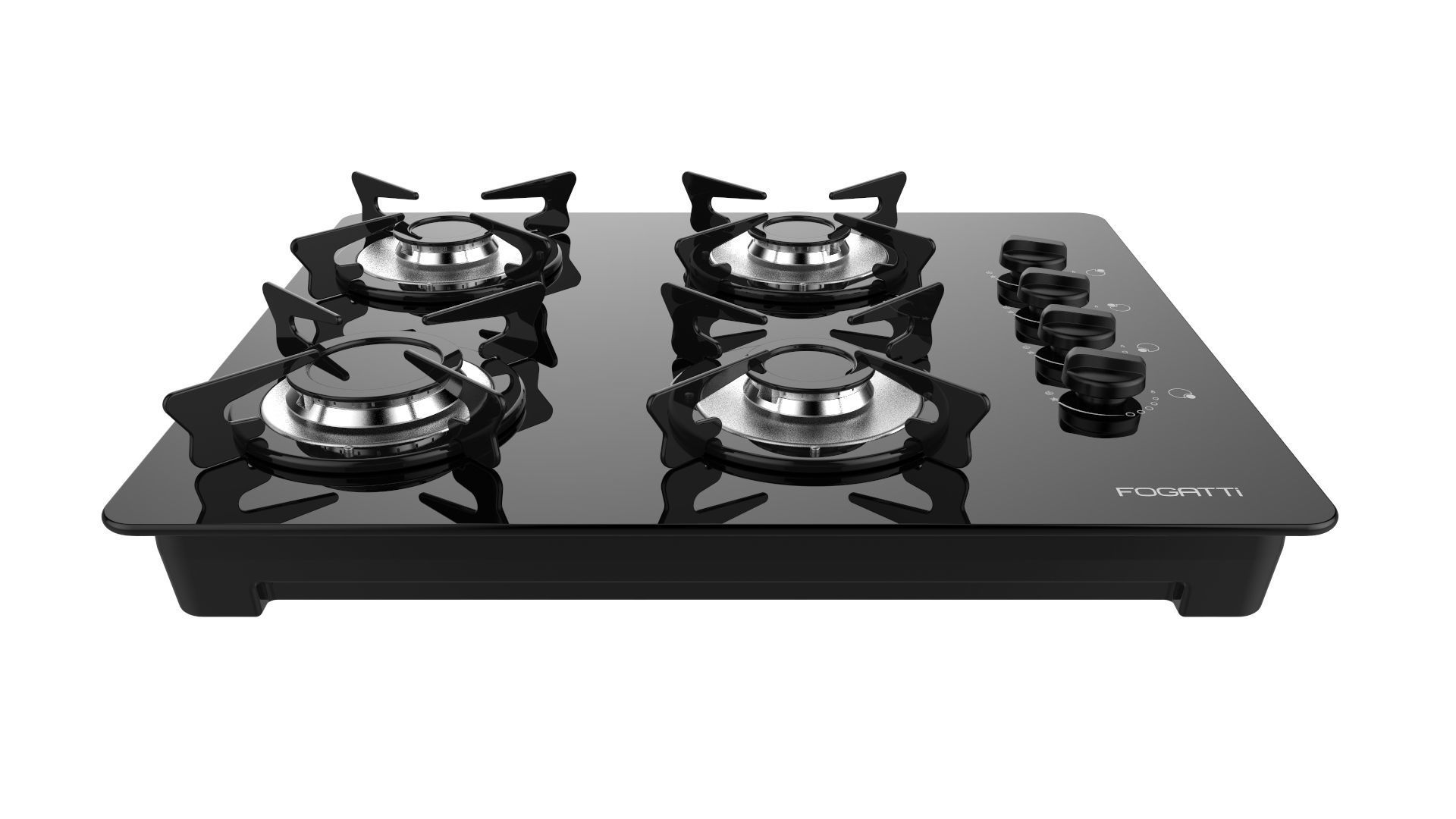 Fogatti Cooktop 4 Burners V400 3D model_1