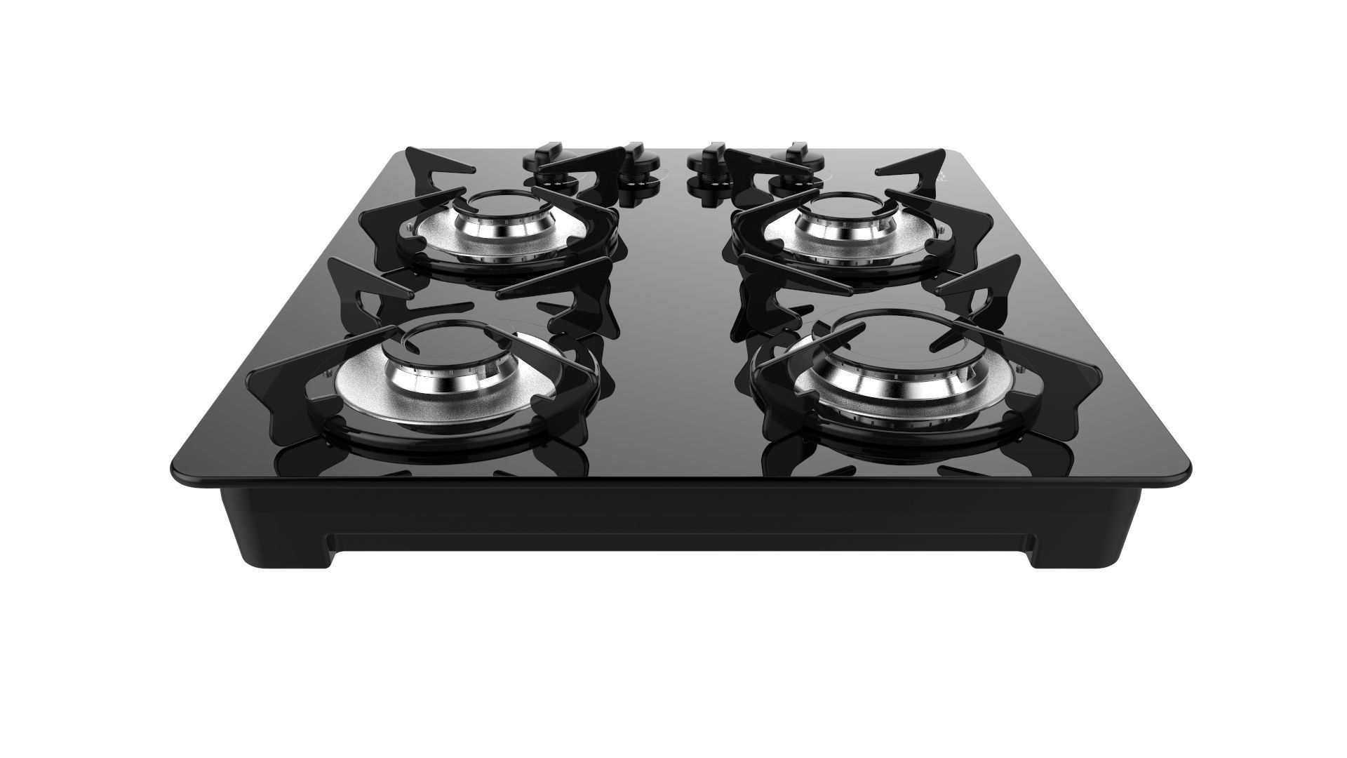 Fogatti Cooktop 4 Burners V400 3D model_3