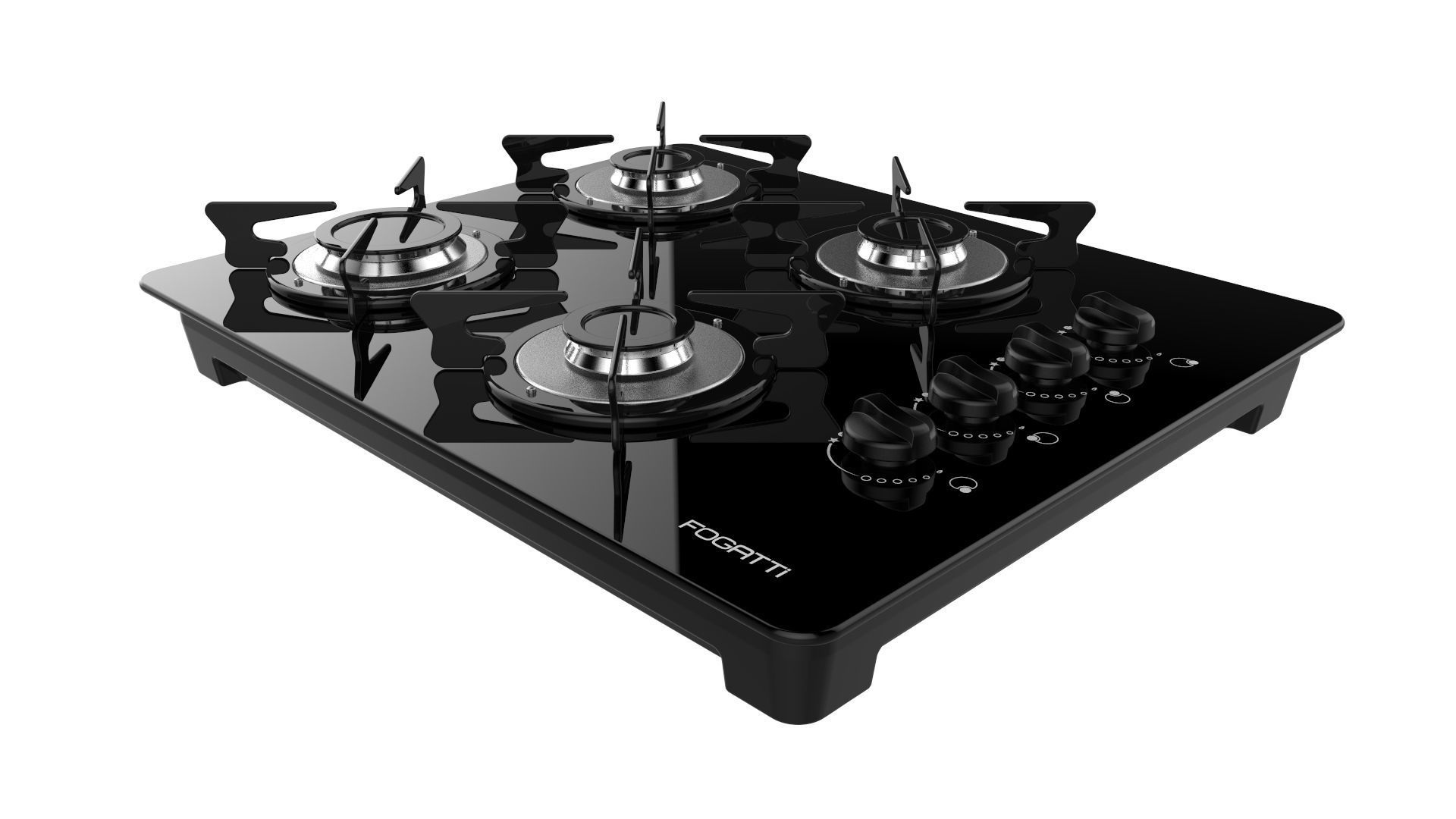 Fogatti Cooktop 4 Burners V400 3D model_8