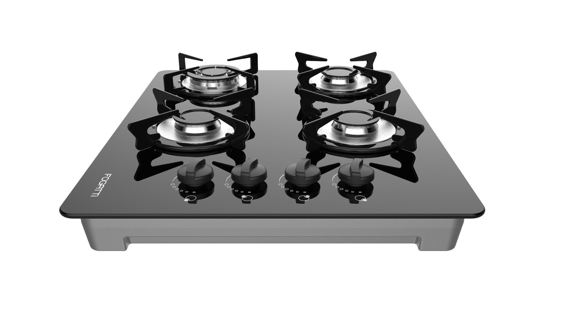 Fogatti Cooktop 4 Burners V400 TC 3D model_8