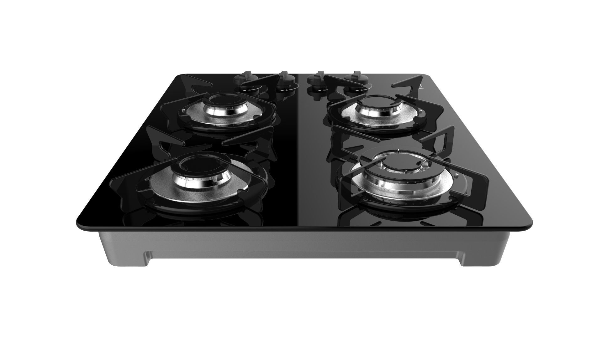 Fogatti Cooktop 4 Burners V400 TC 3D model_3