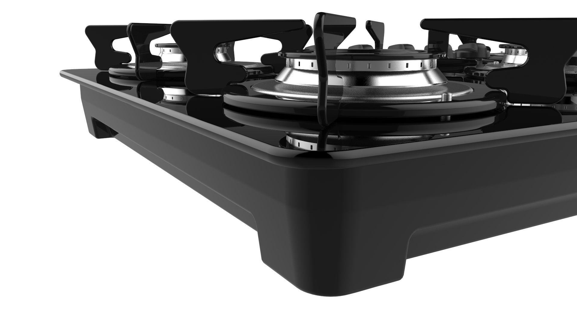 Fogatti Cooktop 5 Burners V500 TC 3D model_9