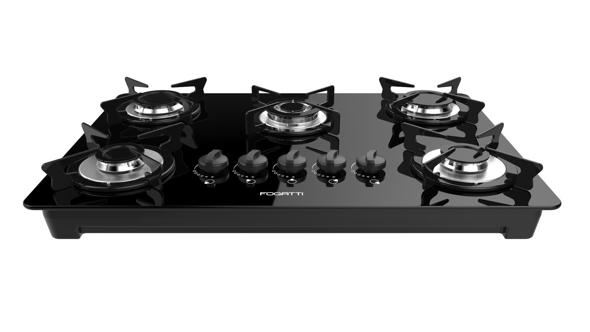 Fogatti Cooktop 5 Burners V500 TC 3D model_1