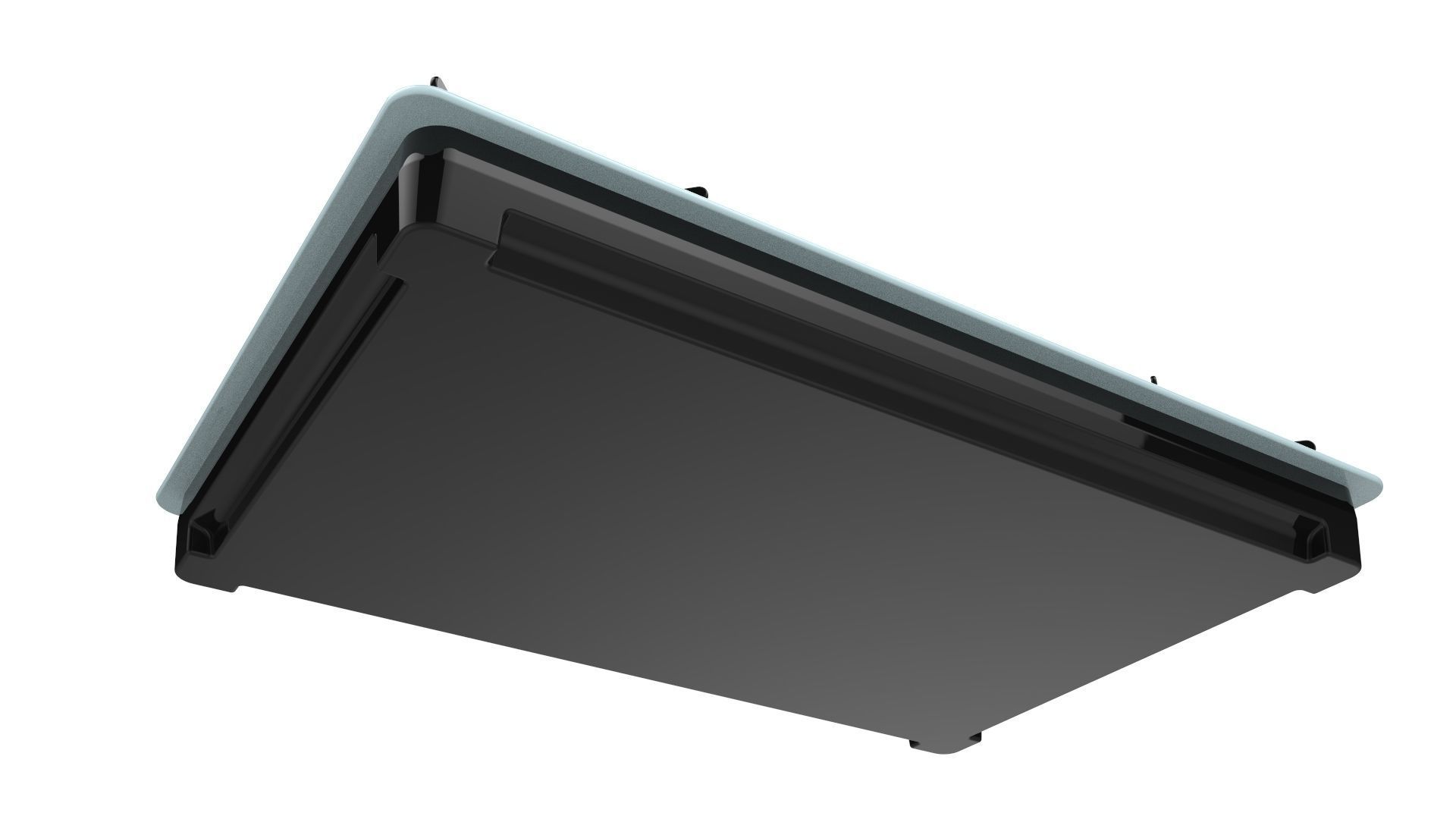 Fogatti Cooktop 5 Burners V500 TC White 3D model_10