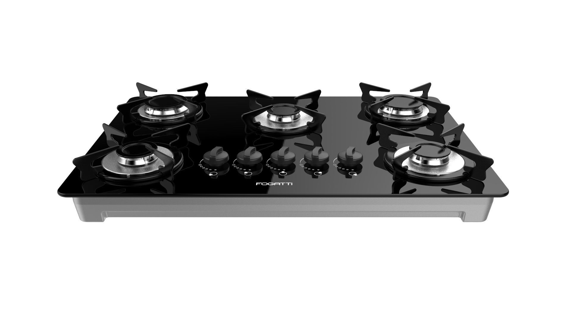 Fogatti Cooktop 5 Burners V500 X 3D model_1