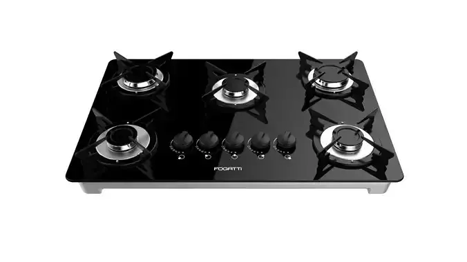 Fogatti Cooktop 5 Burners V500 X 3D model