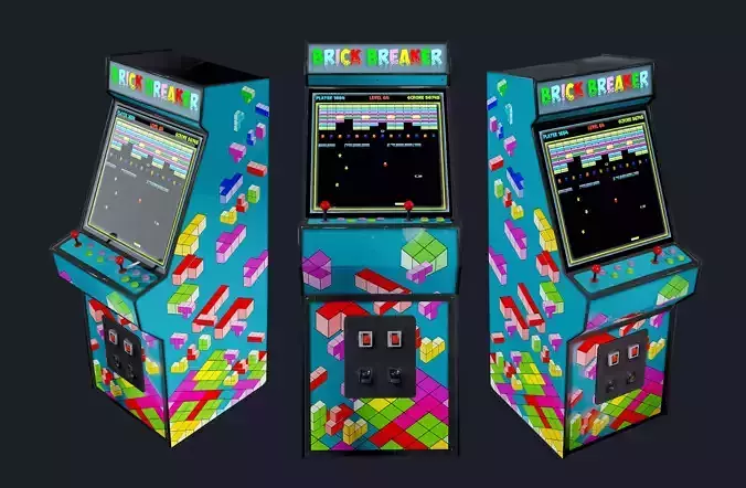 Arcade Machine 01 Game Ready
