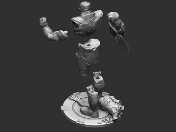 Thanos avengers 3D print model_14