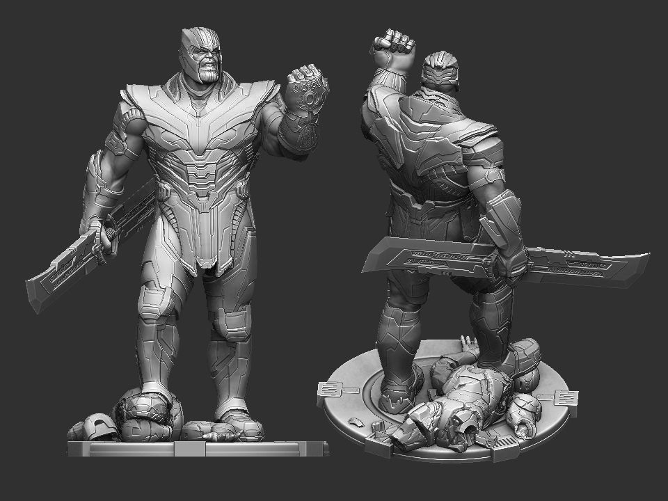 Thanos avengers 3D print model_49