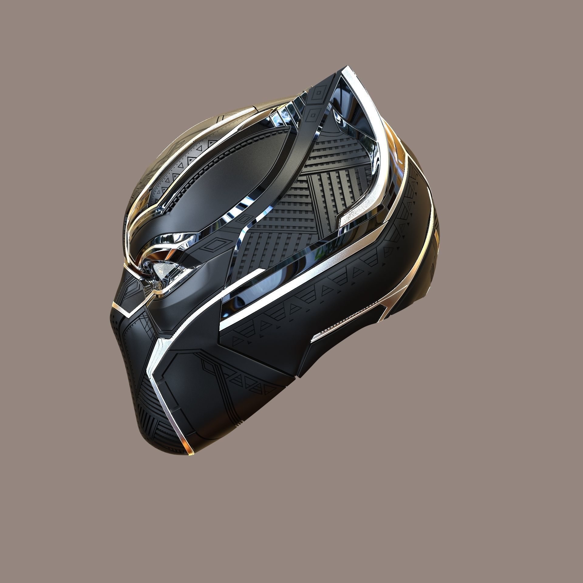 Black Panther Civil War  3D print model_19