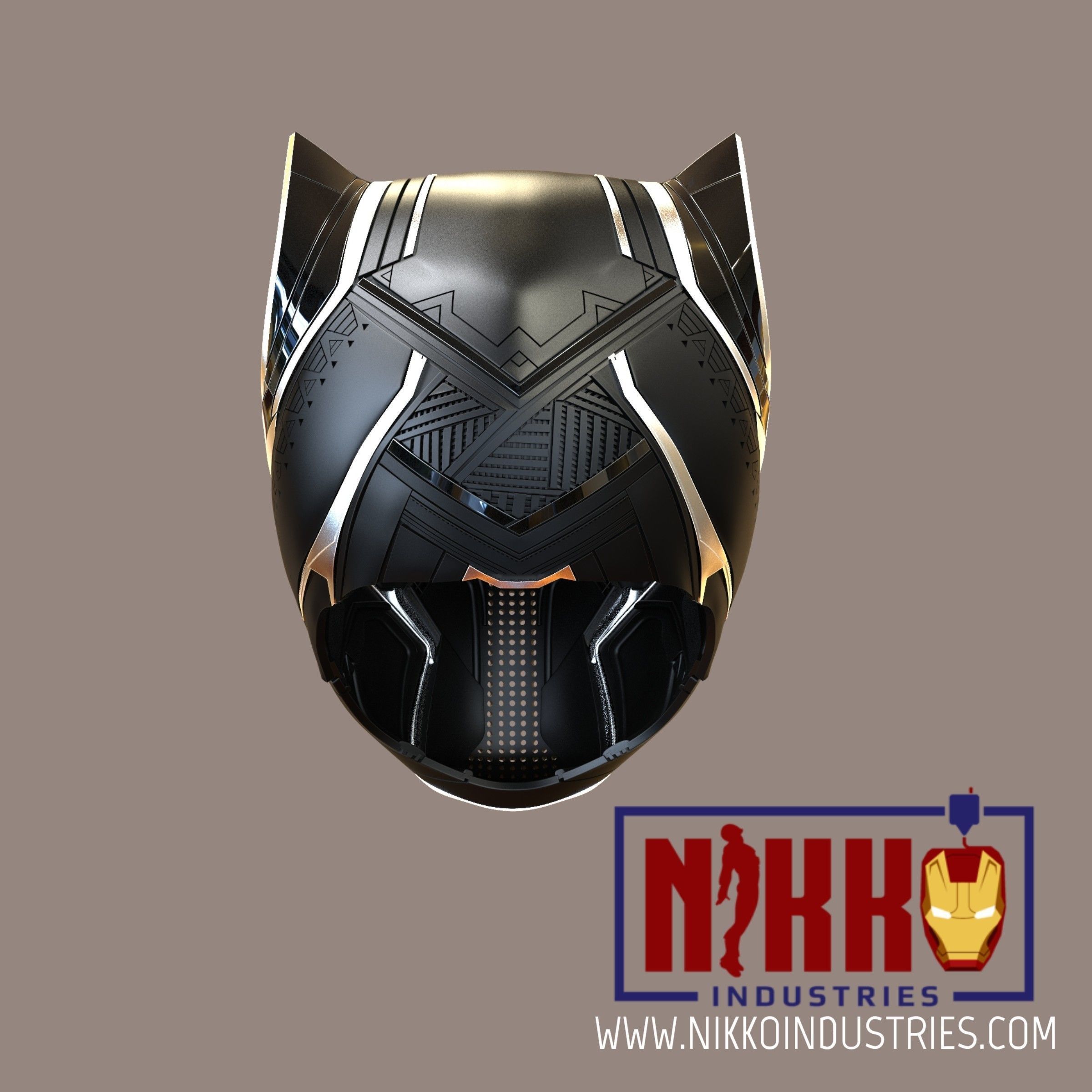 Black Panther Civil War  3D print model_10